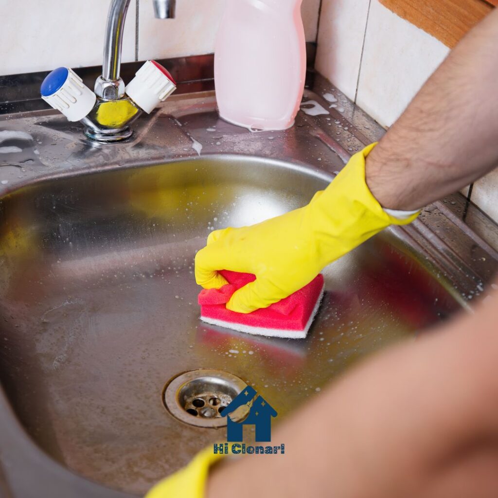 Kitchen Sink Cleaning