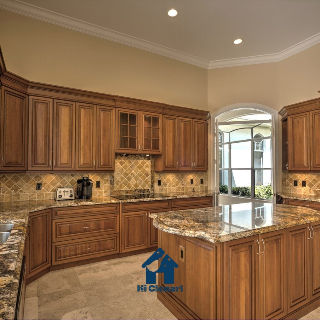 Occupied Kitchen Cleaning without Chimney